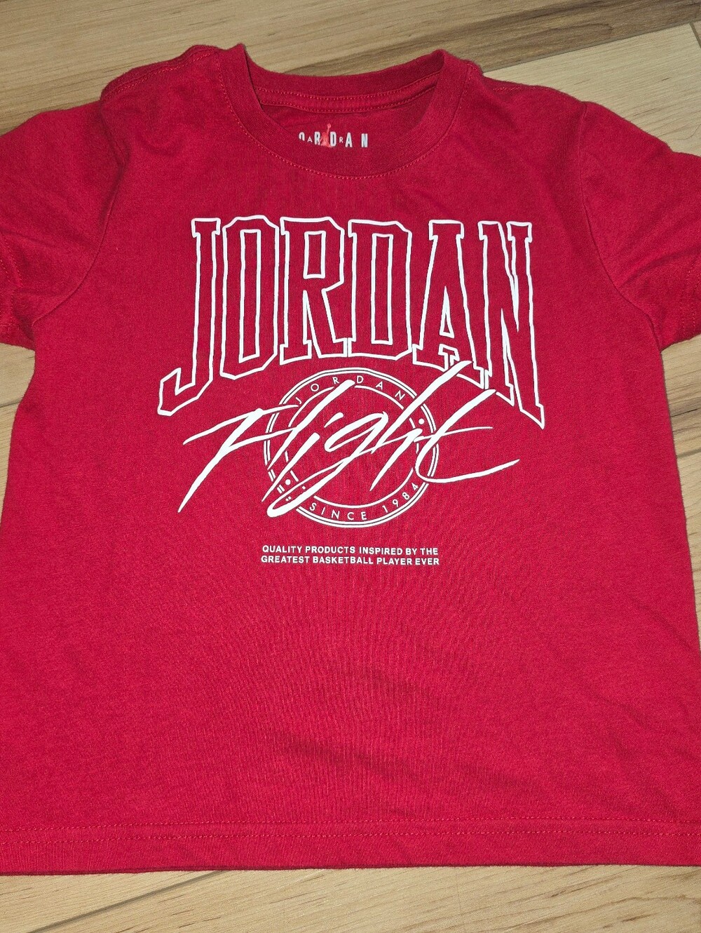 Jordan Red Graphic Kids T-Shirt 6-7
